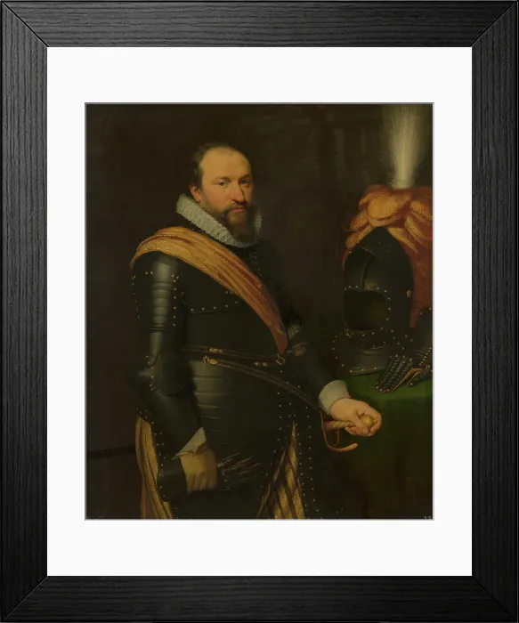 Framed Print : Portrait of an Officer, c1610s. Creator: Jan Anthonisz van Ravesteyn Framed Print : Portrait of an Officer, c1610s. Creator: Jan Anthonisz van Ravesteyn