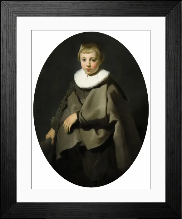 Framed Print : Portrait of a Boy in Grey, c1630-1650. Creator: Jacob Adriaensz. Backer Framed Print : Portrait of a Boy in Grey, c1630-1650. Creator: Jacob Adriaensz. Backer
