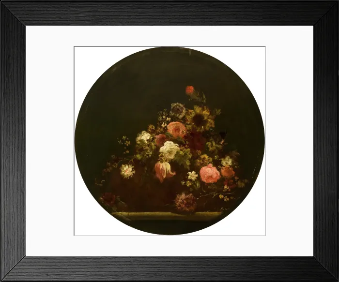 Framed Print : Flowers in a Vase, c1695-1741. Creator: Giovanni Antonio Pellegrini Framed Print : Flowers in a Vase, c1695-1741. Creator: Giovanni Antonio Pellegrini
