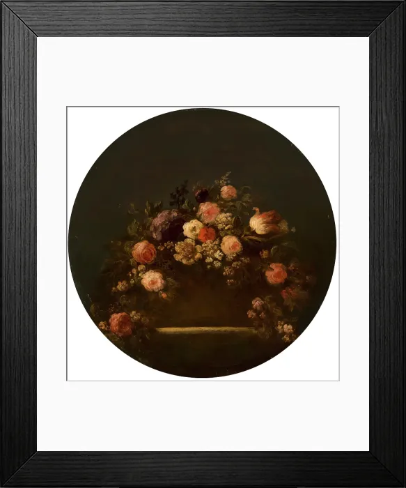 Framed Print : Flowers in a Vase, c1695-1741. Creator: Giovanni Antonio Pellegrini Framed Print : Flowers in a Vase, c1695-1741. Creator: Giovanni Antonio Pellegrini
