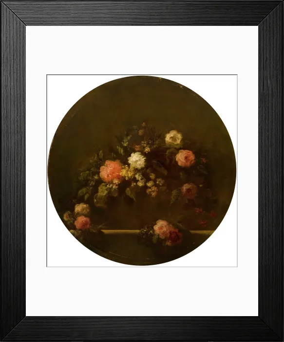 Framed Print : Flowers in a Vase, c1695-1741. Creator: Giovanni Antonio Pellegrini Framed Print : Flowers in a Vase, c1695-1741. Creator: Giovanni Antonio Pellegrini