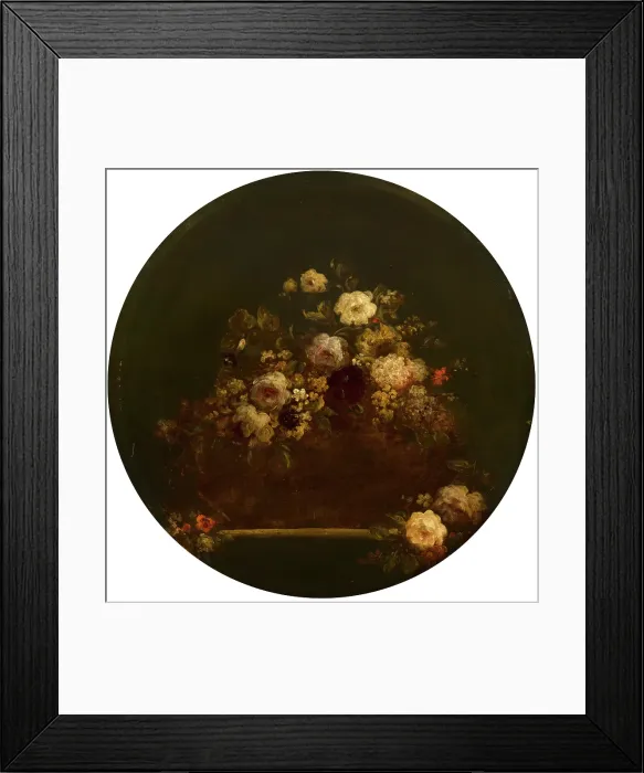 Framed Print : Flowers in a Vase, c1695-1741. Creator: Giovanni Antonio Pellegrini Framed Print : Flowers in a Vase, c1695-1741. Creator: Giovanni Antonio Pellegrini