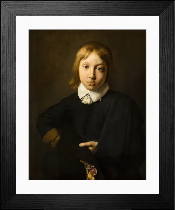 Framed Print : Portrait of a Boy, Aged Six, 1654. Creator: Jan de Bray Framed Print : Portrait of a Boy, Aged Six, 1654. Creator: Jan de Bray