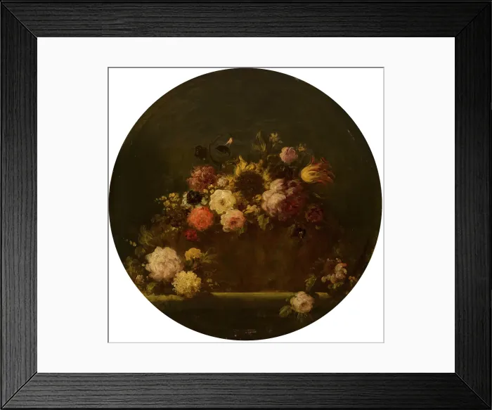 Framed Print : Flowers in a Vase, c1695-1741. Creator: Giovanni Antonio Pellegrini Framed Print : Flowers in a Vase, c1695-1741. Creator: Giovanni Antonio Pellegrini
