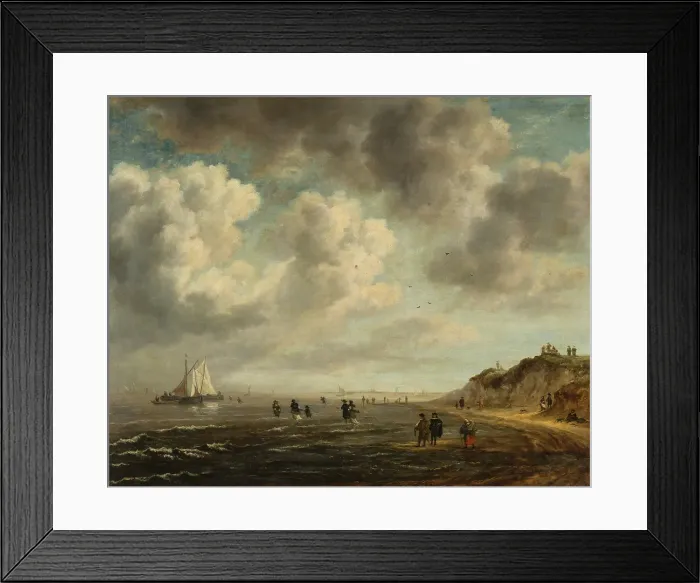 Framed Print : Beach View. Creator: Unknown Framed Print : Beach View. Creator: Unknown