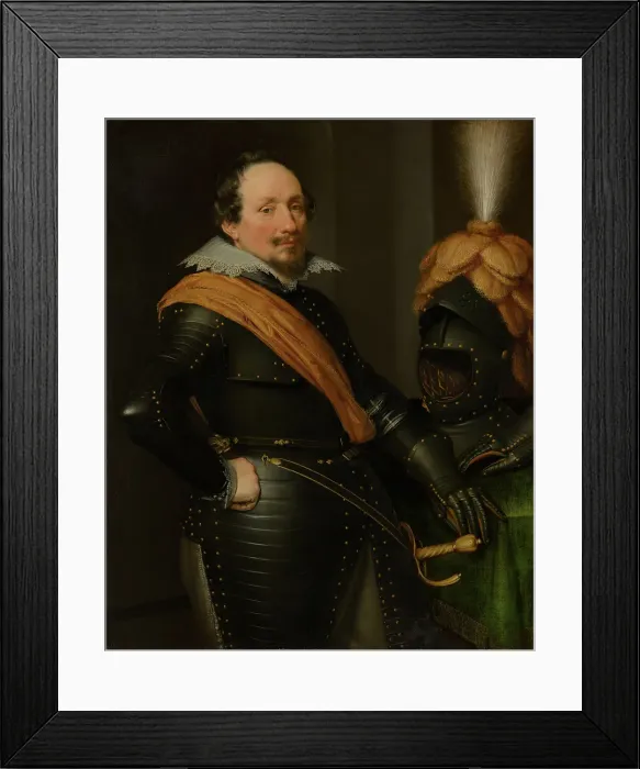 Framed Print : Portrait of an Officer, 1611. Creator: Jan Anthonisz van Ravesteyn Framed Print : Portrait of an Officer, 1611. Creator: Jan Anthonisz van Ravesteyn