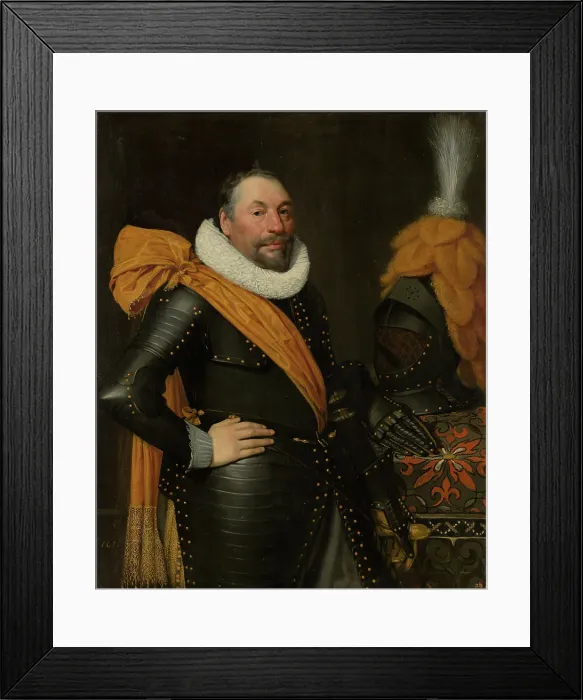 Framed Print : Portrait of an Officer, 1616. Creator: Jan Anthonisz van Ravesteyn Framed Print : Portrait of an Officer, 1616. Creator: Jan Anthonisz van Ravesteyn