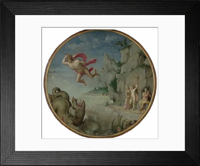 Framed Print : Perseus and Andromeda. Creator: Hans Keynooghe Framed Print : Perseus and Andromeda. Creator: Hans Keynooghe