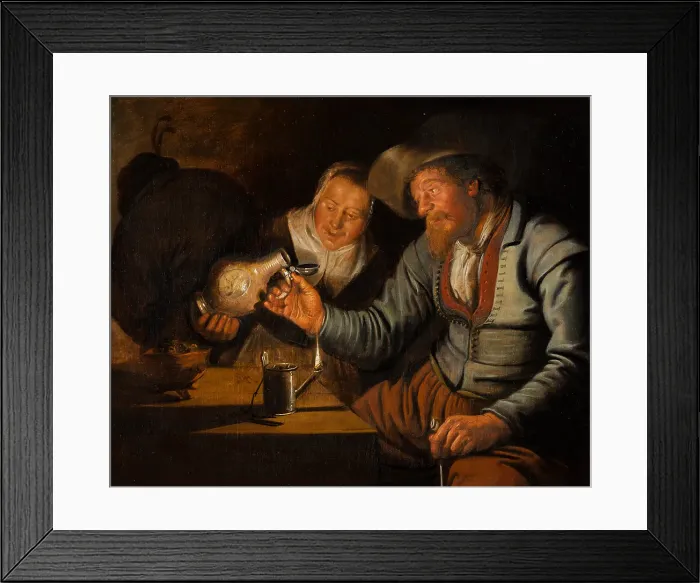 Framed Print : The Five Senses: Sight. Creator: Jan Miense Molenaer Framed Print : The Five Senses: Sight. Creator: Jan Miense Molenaer
