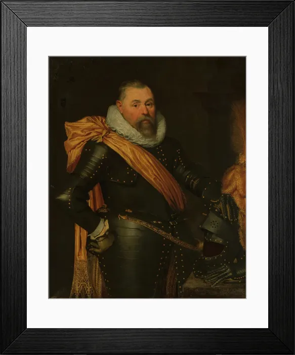 Framed Print : Portrait of an Officer, c1610s. Creator: Jan Anthonisz van Ravesteyn Framed Print : Portrait of an Officer, c1610s. Creator: Jan Anthonisz van Ravesteyn