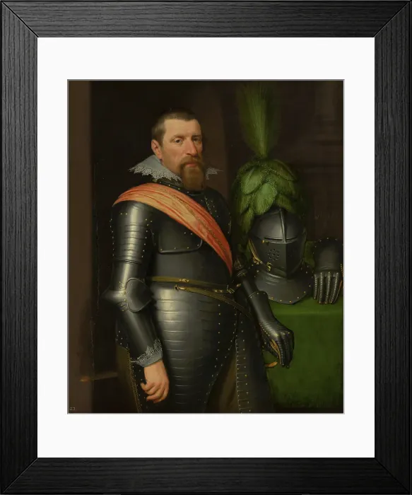 Framed Print : Portrait of an Officer, c1610s. Creator: Jan Anthonisz van Ravesteyn Framed Print : Portrait of an Officer, c1610s. Creator: Jan Anthonisz van Ravesteyn