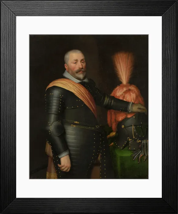 Framed Print : Portrait of an Officer, c1610s. Creator: Jan Anthonisz van Ravesteyn Framed Print : Portrait of an Officer, c1610s. Creator: Jan Anthonisz van Ravesteyn