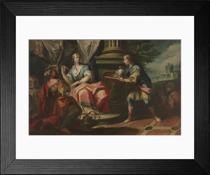Framed Print : The arming of Erminia, between 1710 and 1767. Creator: Gaspare Diziani Framed Print : The arming of Erminia, between 1710 and 1767. Creator: Gaspare Diziani