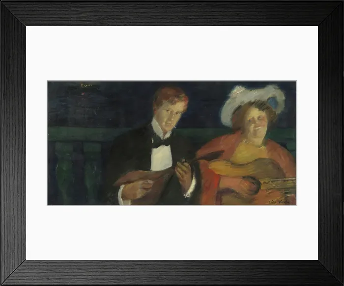 Framed Print : Night birds, 1902. Creator: Oda Krohg Framed Print : Night birds, 1902. Creator: Oda Krohg