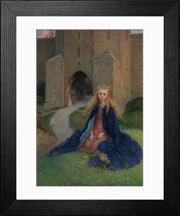 Framed Print : The Princess, 1896. Creator: Hanna Pauli Framed Print : The Princess, 1896. Creator: Hanna Pauli