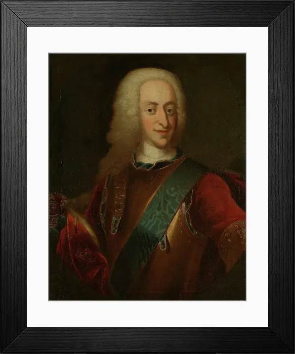 Framed Print : Christian VI, between 1730 and 1746. Creator: Johann Salomon Wahl Framed Print : Christian VI, between 1730 and 1746. Creator: Johann Salomon Wahl
