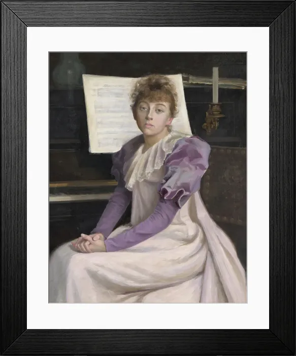 Framed Print : Ragnhild Juel, probably 1892. Creator: Lily Christie Framed Print : Ragnhild Juel, probably 1892. Creator: Lily Christie