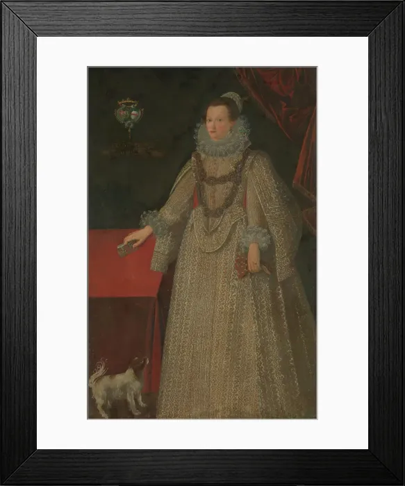 Framed Print : Queen of Poland Cecilia Renate of Habsburg, between 1620 and 1640. Creator: Unknown Framed Print : Queen of Poland Cecilia Renate of Habsburg, between 1620 and 1640. Creator: Unknown