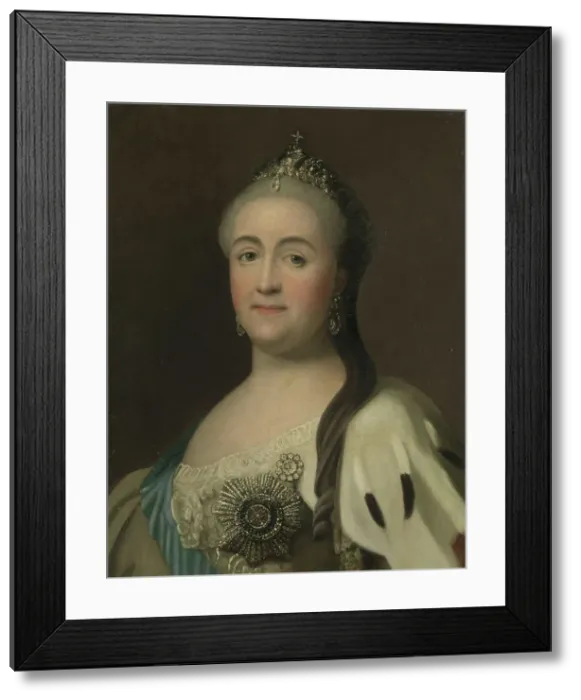 Framed Print : Empress Catherine II, Undated. Creator: Vigilius Erichsen Framed Print : Empress Catherine II, Undated. Creator: Vigilius Erichsen