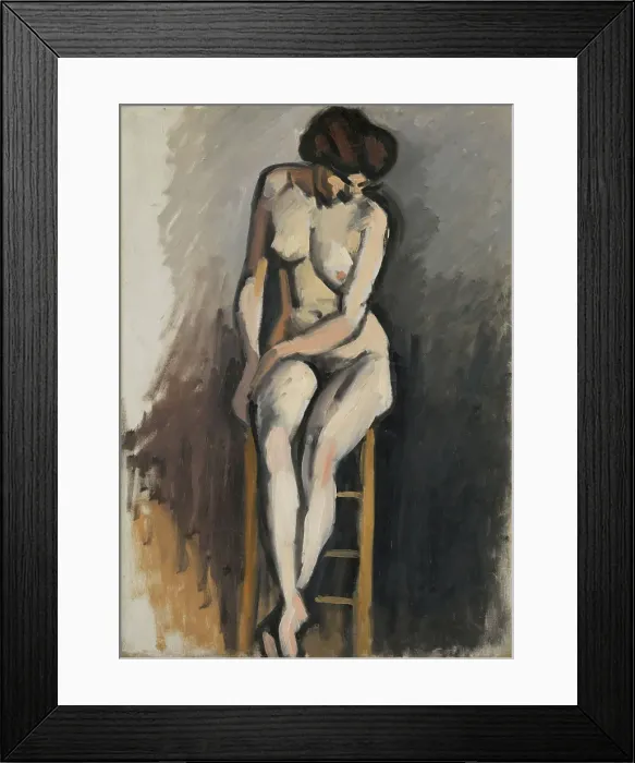 Framed Print : Woman Nude, probably between 1900 and 1945. Creator: Albert Marquet Framed Print : Woman Nude, probably between 1900 and 1945. Creator: Albert Marquet