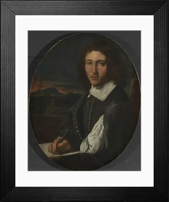 Framed Print : Portrait of a Young Artist, between 1620 and 1632. Creator: Valentin de Boulogne Framed Print : Portrait of a Young Artist, between 1620 and 1632. Creator: Valentin de Boulogne