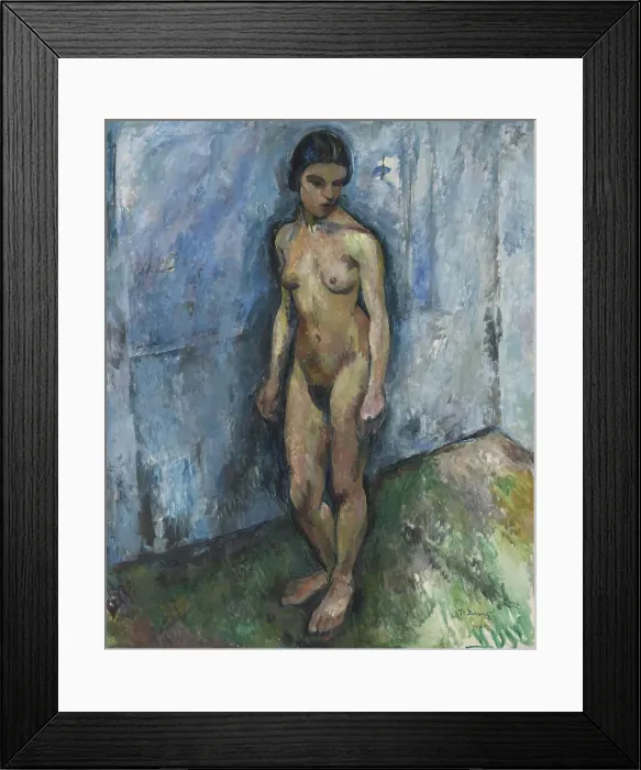 Framed Print : Female Nude, 1914. Creator: Per Deberitz Framed Print : Female Nude, 1914. Creator: Per Deberitz