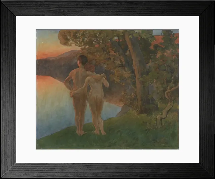 Framed Print : Dusk Hour, 1893. Creator: Viggo Christian Frederik Vilhelm Pedersen Framed Print : Dusk Hour, 1893. Creator: Viggo Christian Frederik Vilhelm Pedersen
