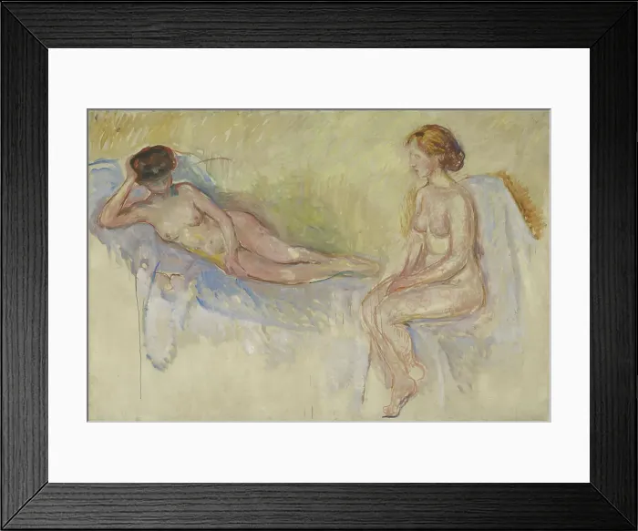 Framed Print : Two Nudes, Between 1902 and 1903. Creator: Edvard Munch Framed Print : Two Nudes, Between 1902 and 1903. Creator: Edvard Munch