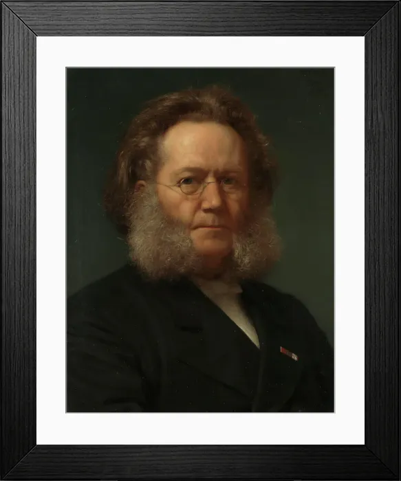 Framed Print : Henrik Ibsen, 1879. Creator: Henrik Olrik Framed Print : Henrik Ibsen, 1879. Creator: Henrik Olrik