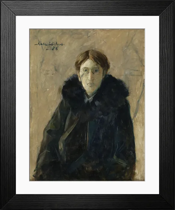 Framed Print : Portrait of the Actor B. K. 1886. Creator: Kalle Lochen Framed Print : Portrait of the Actor B. K. 1886. Creator: Kalle Lochen