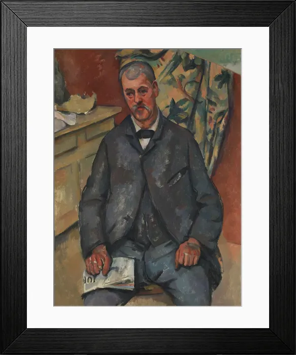 Framed Print : Seated Man, 1898 - 1900. Creator: Paul Cezanne Framed Print : Seated Man, 1898 - 1900. Creator: Paul Cezanne