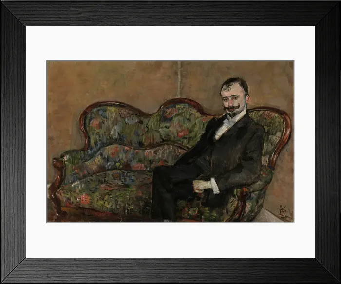 Framed Print : Portrait of Sigurd Bodtker, probably 1902. Creator: Christian Krohg Framed Print : Portrait of Sigurd Bodtker, probably 1902. Creator: Christian Krohg