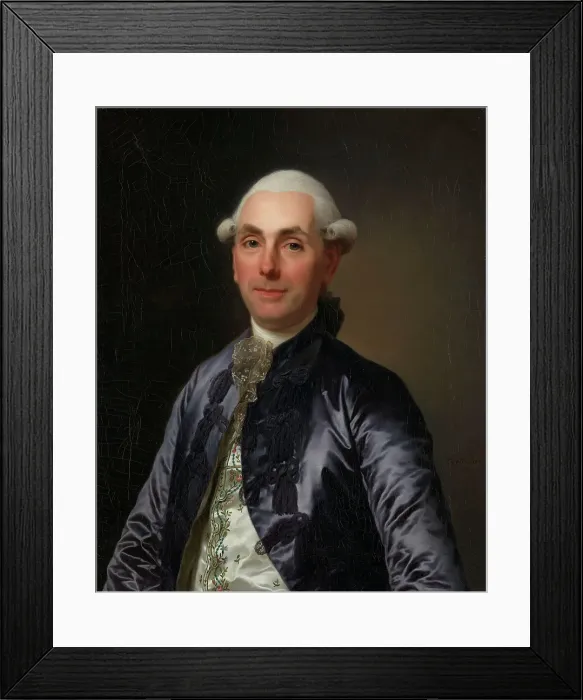 Framed Print : Francois Puissant de la Villeguerif, 1781. Creator: Alexander Roslin Framed Print : Francois Puissant de la Villeguerif, 1781. Creator: Alexander Roslin