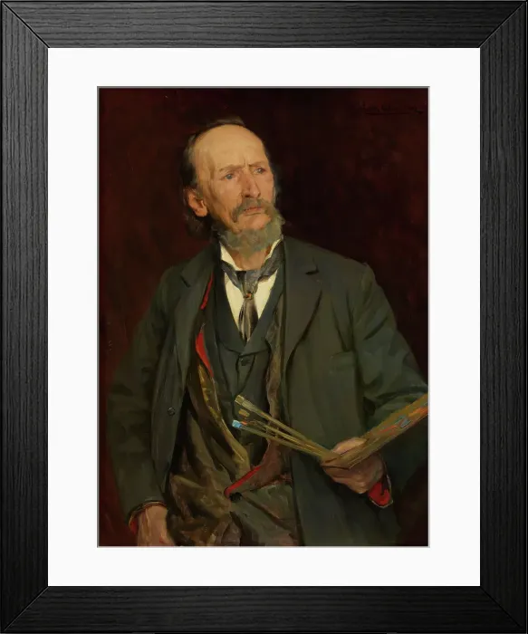 Framed Print : Portrait of the Painter Amaldus Nielsen, 1902. Creator: Fredrik Kolsto Framed Print : Portrait of the Painter Amaldus Nielsen, 1902. Creator: Fredrik Kolsto