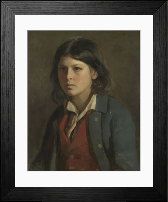 Framed Print : Study of the Model Carminello, probably between 1860 and 1862. Creator: Sophie Ribbing Framed Print : Study of the Model Carminello, probably between 1860 and 1862. Creator: Sophie Ribbing