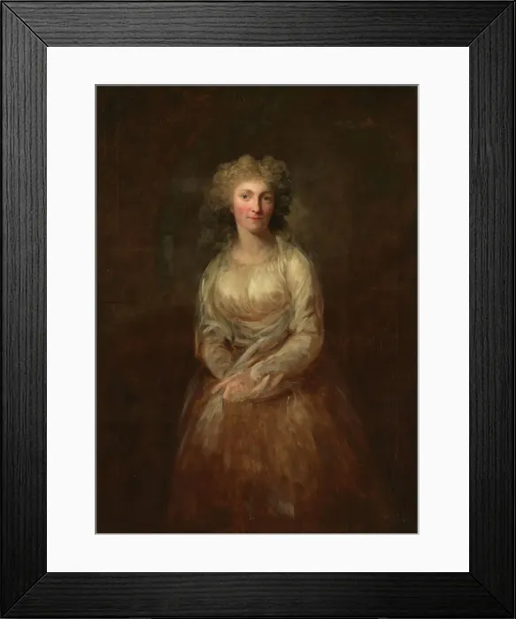 Framed Print : Portrait of a Woman, c1790. Creator: Anton Graff Framed Print : Portrait of a Woman, c1790. Creator: Anton Graff