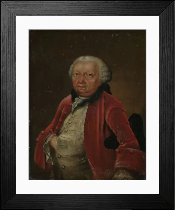 Framed Print : Chancellor of the Exchequer Christopher Hammer, 1770. Creator: Peder Pedersen Aadnes Framed Print : Chancellor of the Exchequer Christopher Hammer, 1770. Creator: Peder Pedersen Aadnes