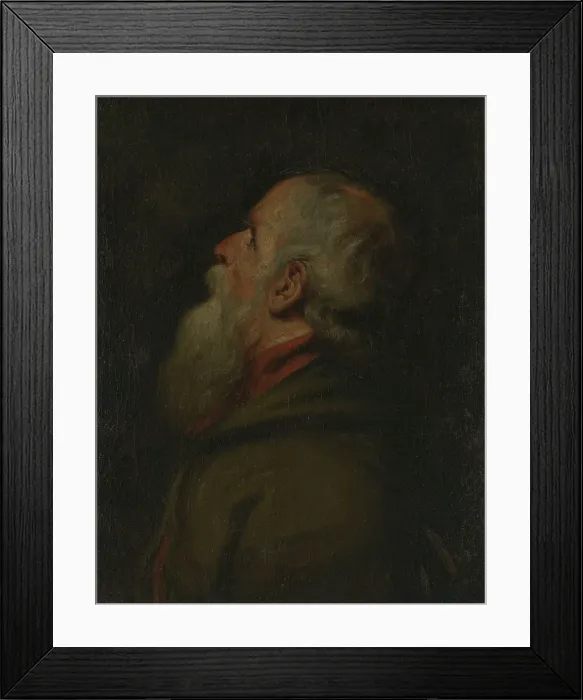 Framed Print : An old Man, Undated. Creator: Charles Hutin Framed Print : An old Man, Undated. Creator: Charles Hutin