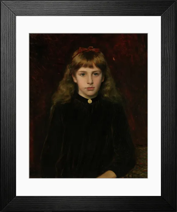 Framed Print : Portrait of Dagny Kiaer, 1885. Creator: Peter Nicolai Arbo Framed Print : Portrait of Dagny Kiaer, 1885. Creator: Peter Nicolai Arbo