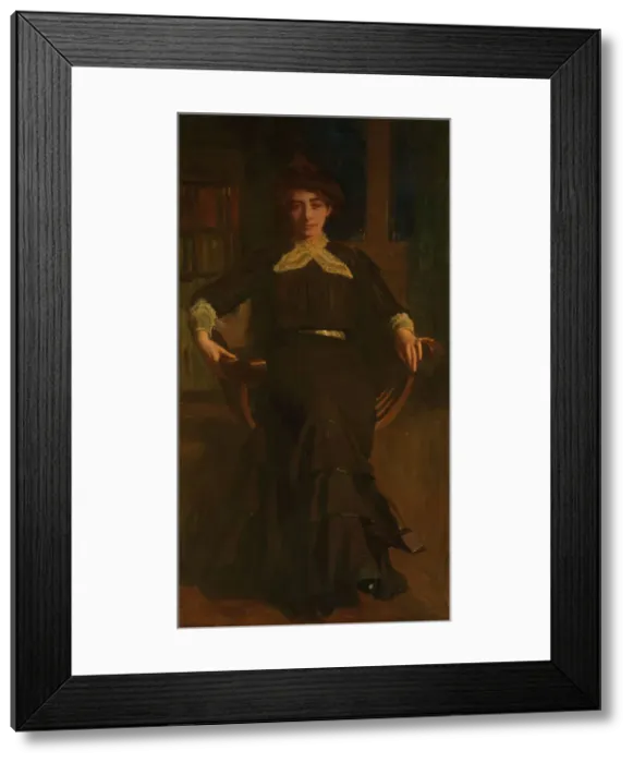 Framed Print : Mrs. Dagmar Moller b. Bosse, probably 1903. Creator: Oscar Bjorck Framed Print : Mrs. Dagmar Moller b. Bosse, probably 1903. Creator: Oscar Bjorck