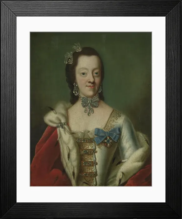Framed Print : Charlotte Amalie, Princess of Denmark, Mid 18th century. Creator: Unknown Framed Print : Charlotte Amalie, Princess of Denmark, Mid 18th century. Creator: Unknown