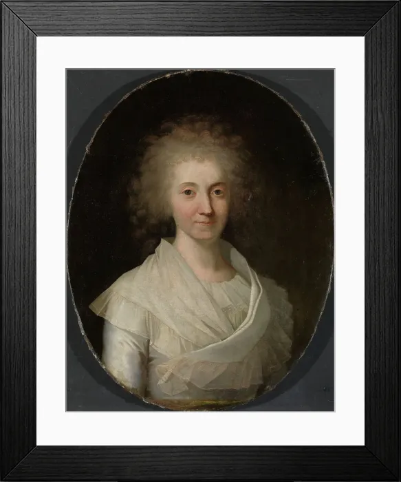 Framed Print : Portrait of Maren Juel, between 1780 and 1784. Creator: Jens Juel Framed Print : Portrait of Maren Juel, between 1780 and 1784. Creator: Jens Juel
