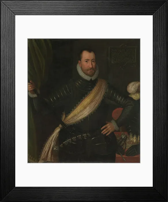Framed Print : King Frederik II, probably between 1577 and 1584. Creator: Hans Knieper Framed Print : King Frederik II, probably between 1577 and 1584. Creator: Hans Knieper
