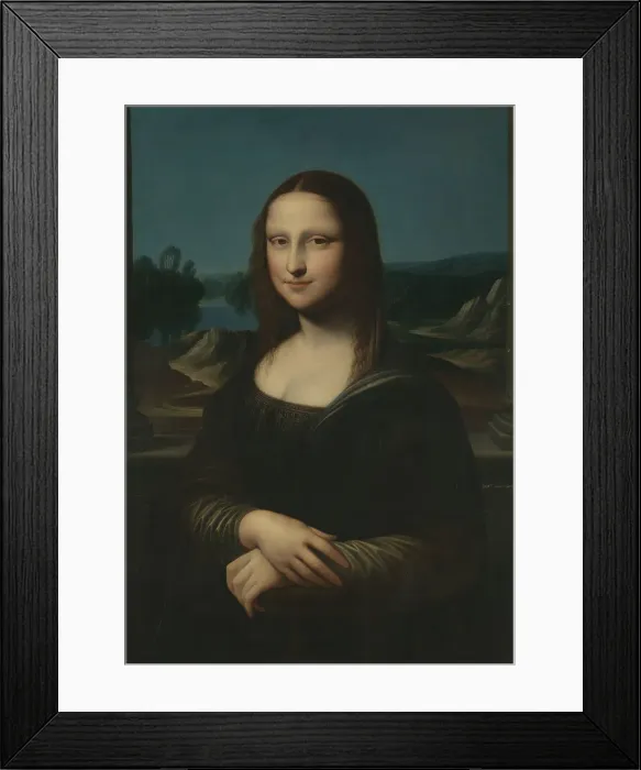 Framed Print : Mona Lisa, probably last half of 17th century. Creator: Unknown Framed Print : Mona Lisa, probably last half of 17th century. Creator: Unknown