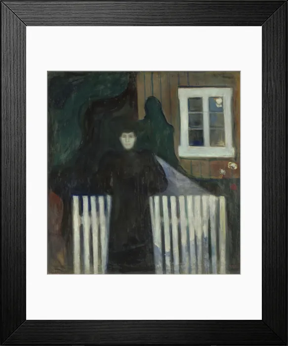 Framed Print : Moonlight, 1893. Creator: Edvard Munch