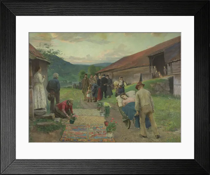 Framed Print : The Son of Man, 1891. Creator: Christian Skredsvig Framed Print : The Son of Man, 1891. Creator: Christian Skredsvig