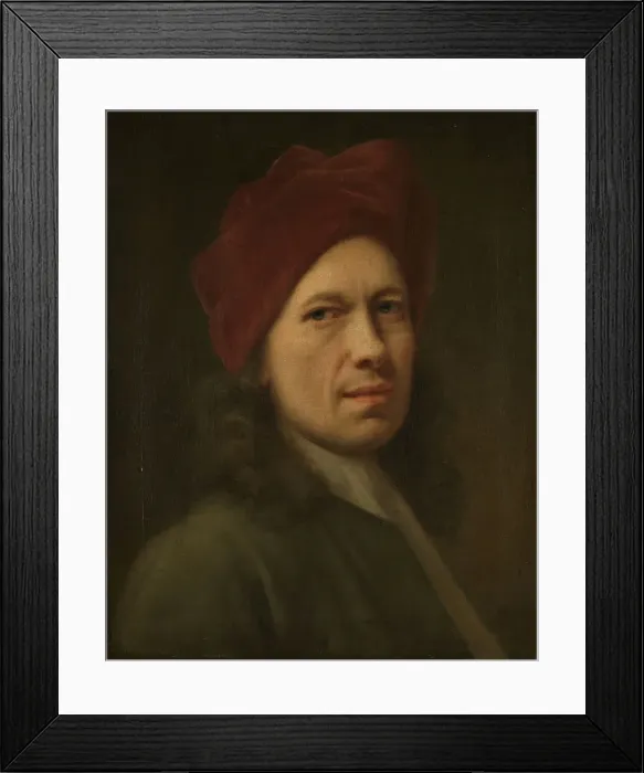 Framed Print : Self Portrait, 1st half of 18th century. Creator: Balthasar Denner Framed Print : Self Portrait, 1st half of 18th century. Creator: Balthasar Denner