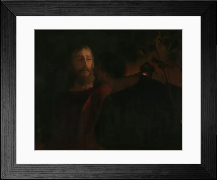 Framed Print : Judas Iskariot, 1878. Creator: Eilif Peterssen