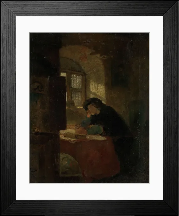 Framed Print : Faust, 1874. Creator: Eilif Peterssen Framed Print : Faust, 1874. Creator: Eilif Peterssen