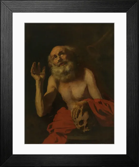 Framed Print : The Vision of St. Jerome, probably between 1620 and 1650. Creator: Claude Vignon Framed Print : The Vision of St. Jerome, probably between 1620 and 1650. Creator: Claude Vignon